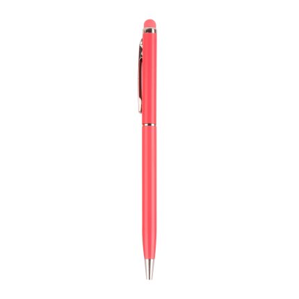 BAYRAKLI PEMBE METAL TÜKENMEZ KALEM